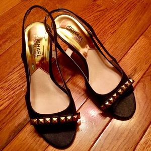 Michael Kors Kitten Heel Slingback Sandal